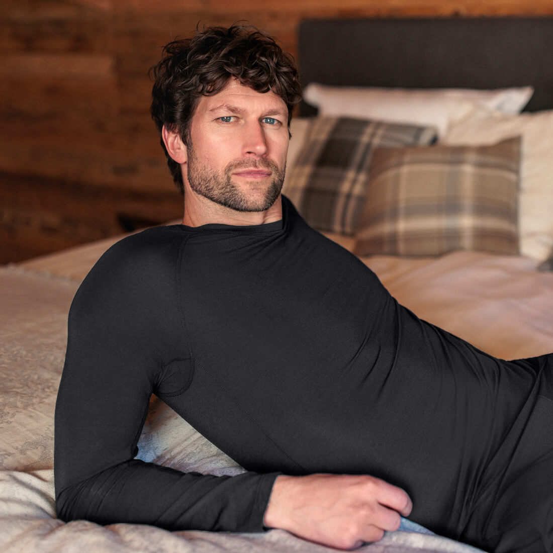 Balance long sleeves shirt men || Black