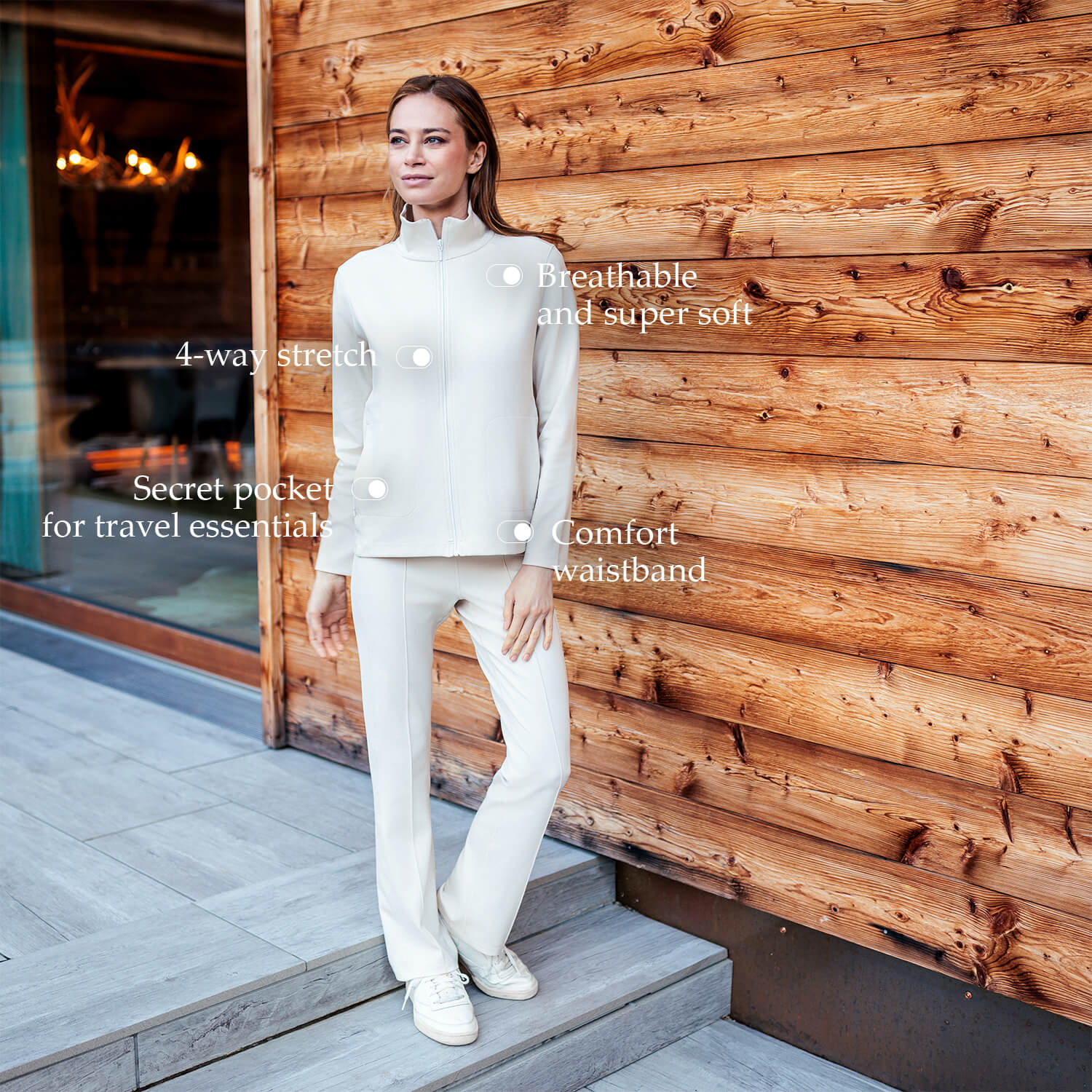 Travel jacket women || Sandstone