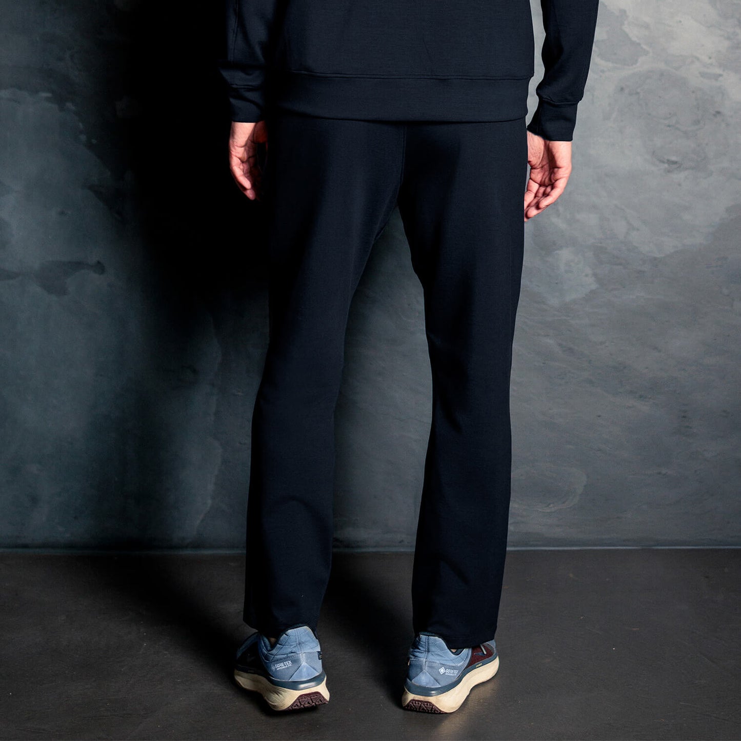 Comfortable travel pants men || Navy blue