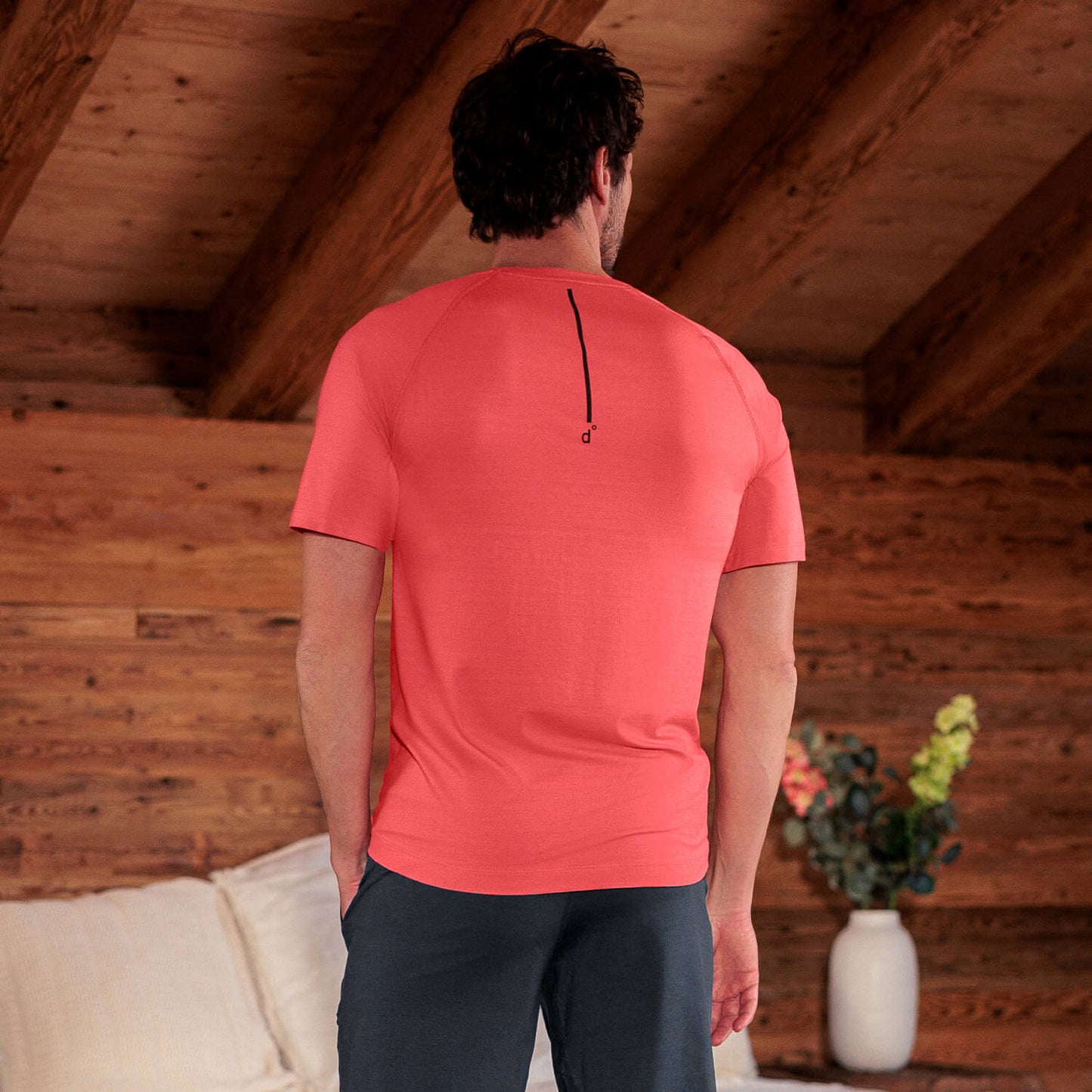 Recovery pajama t-shirt || Coral blaze