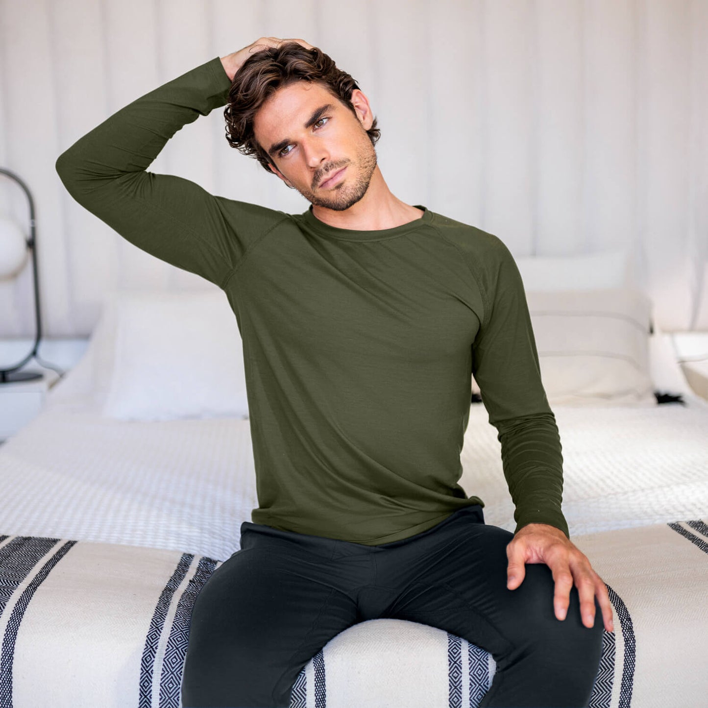 Long sleeve Recovery men || Olive green