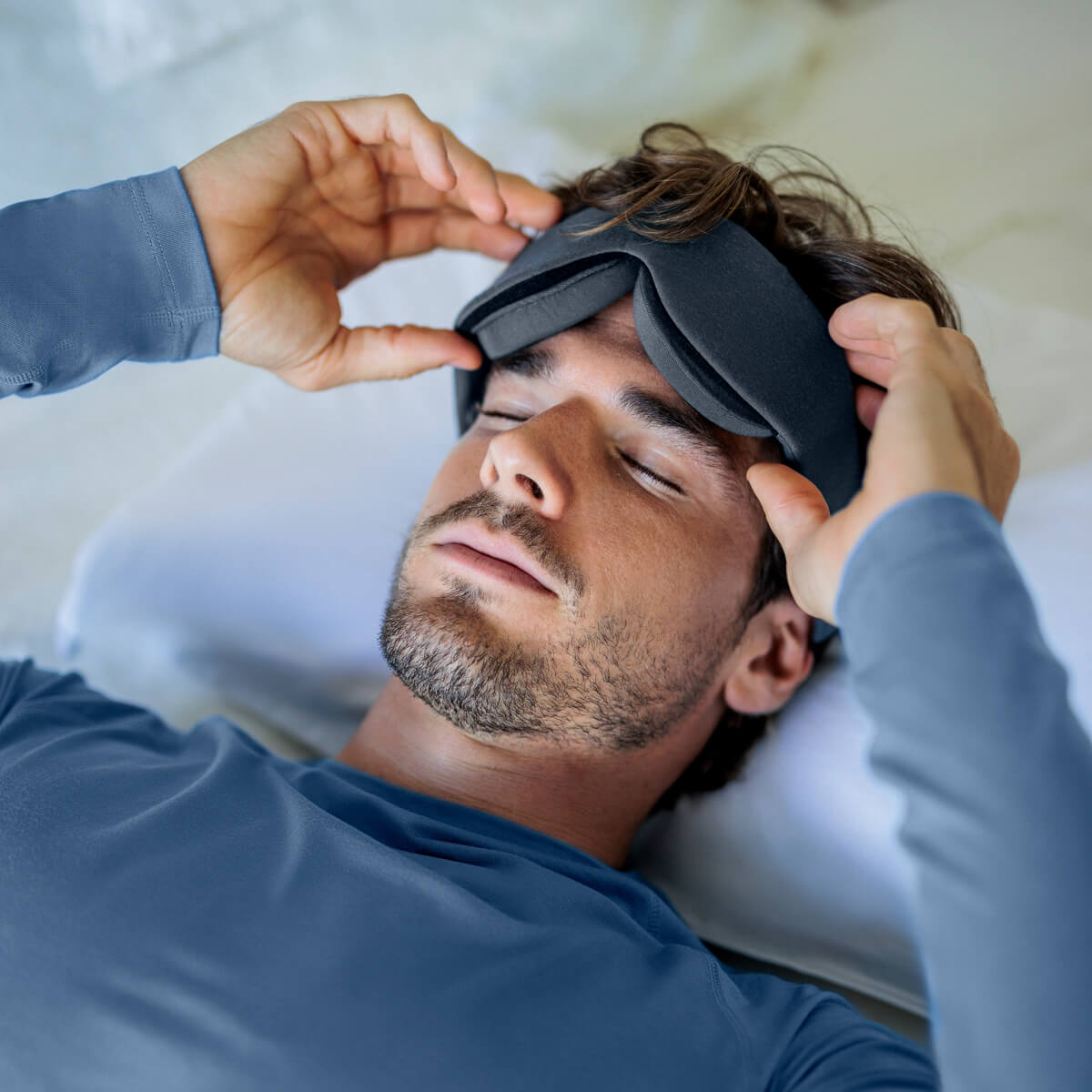 Balance blackout sleep mask || Deep grey