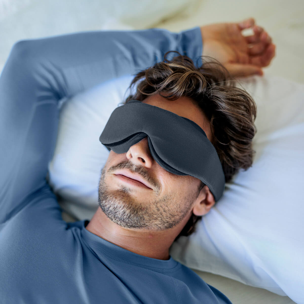 Balance blackout sleep mask || Deep grey