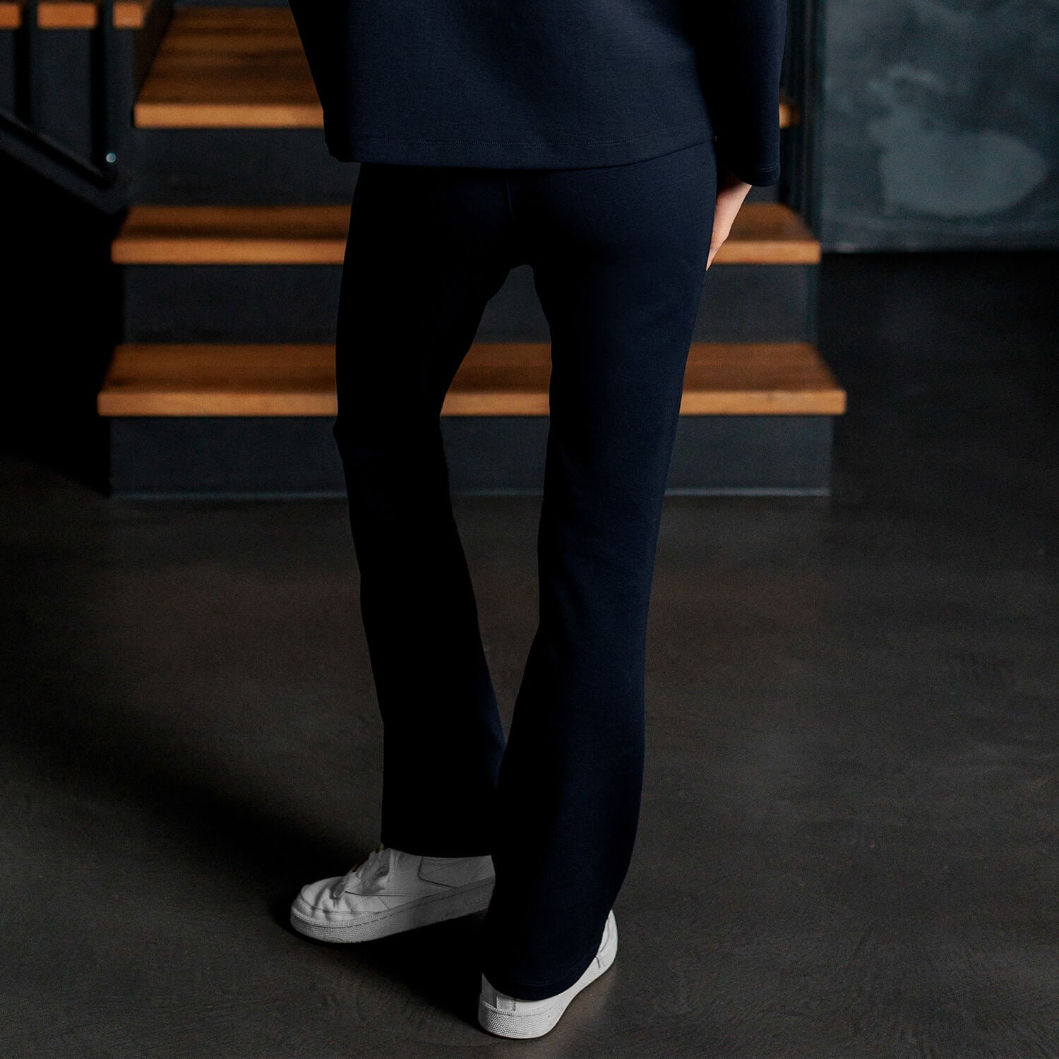 Comfortable travel pants women || Navy blue