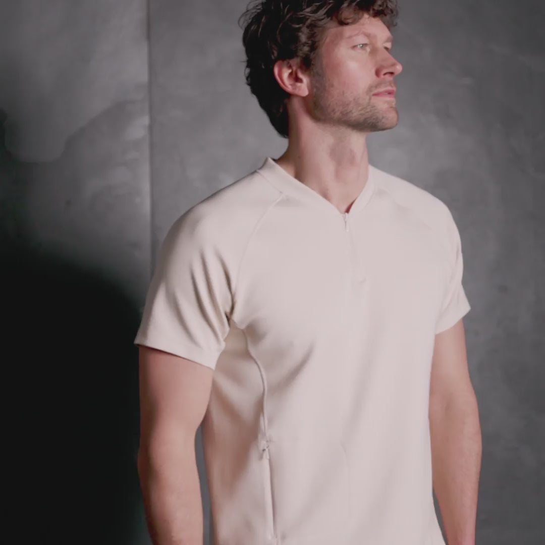 Comfortable travel clothing men || Sandstone