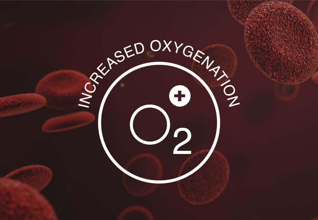 increased oxygenation