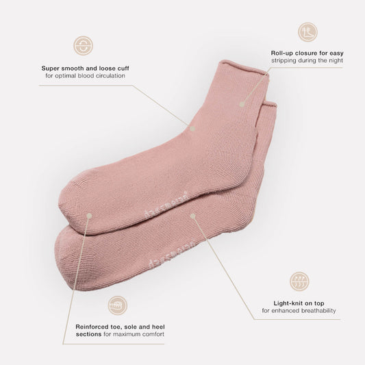 Sleep socks || Pink