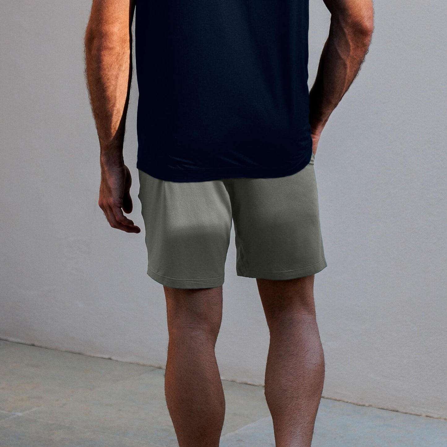 Cooling pajamas mens shorts || Sage