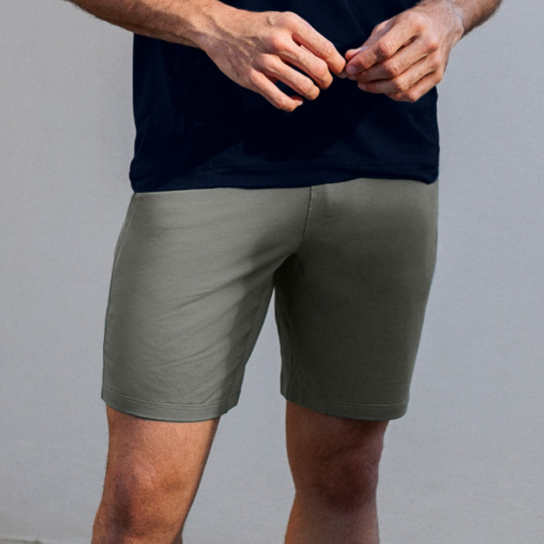 Cooling pajamas mens shorts || Sage