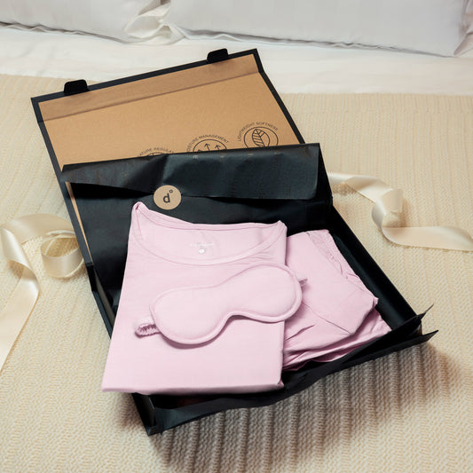 Gift set pajamas women || Pink blush