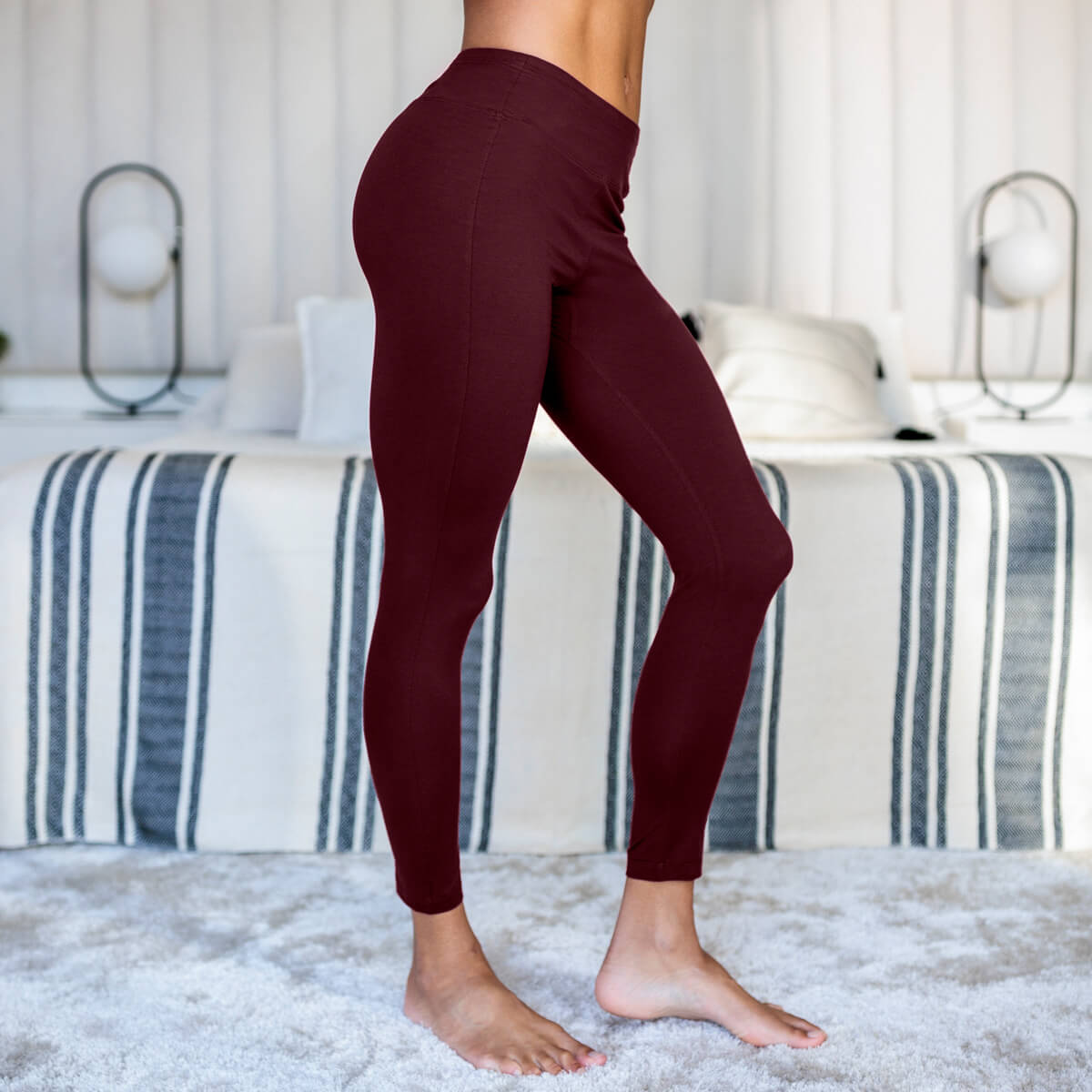 Performance sleepwear for women || burgundy