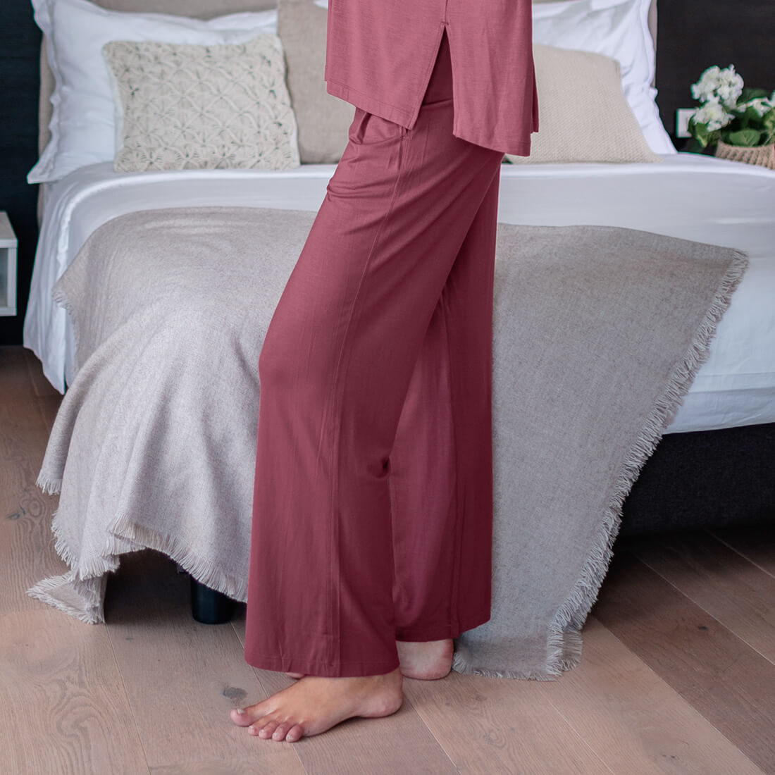 Pajamas pants || Maroon