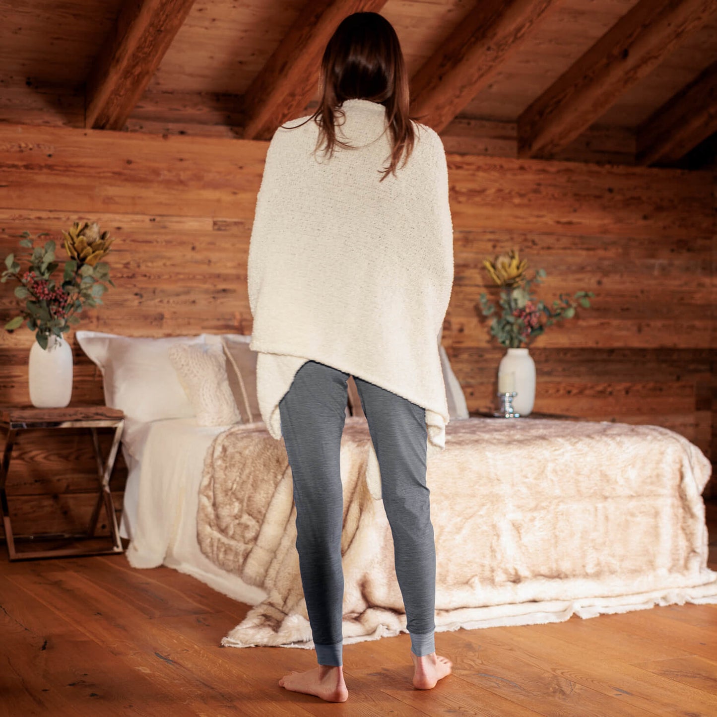 Blanket scarf || Off white