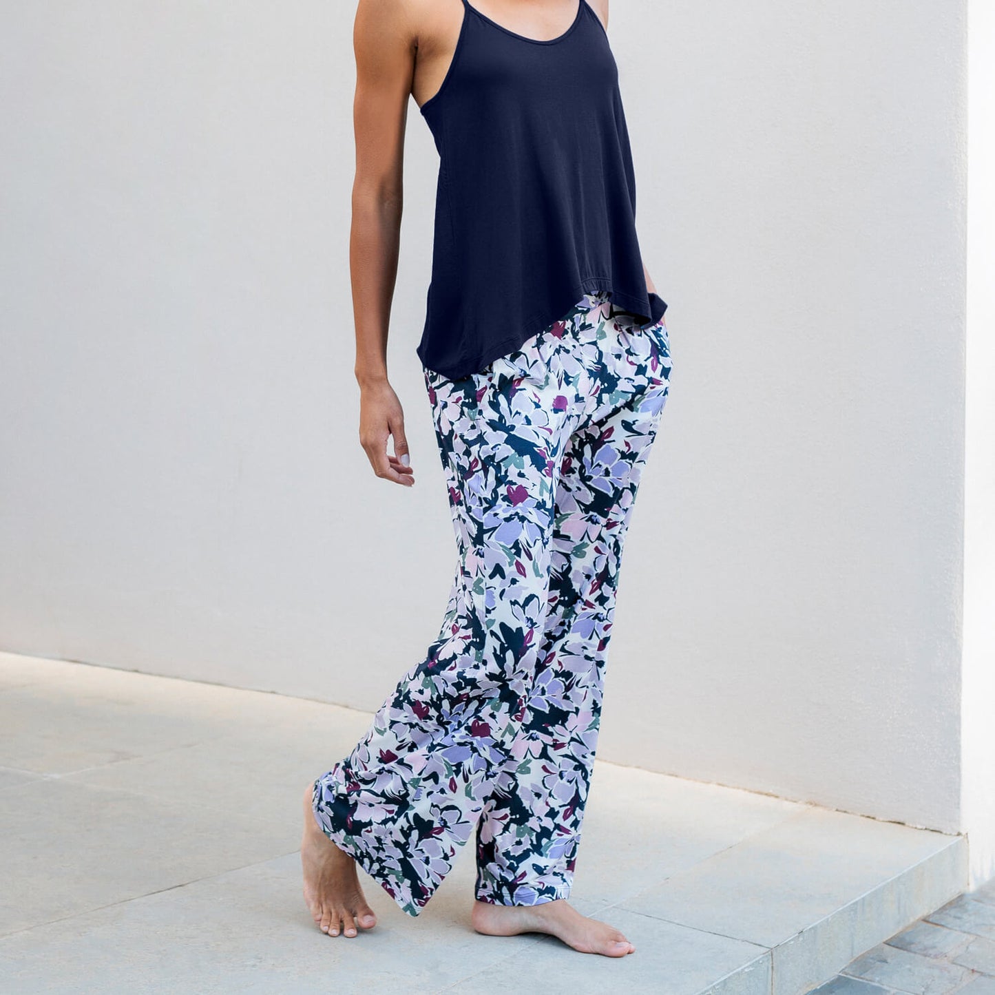 Cooling pajama pants women || Spring blossom