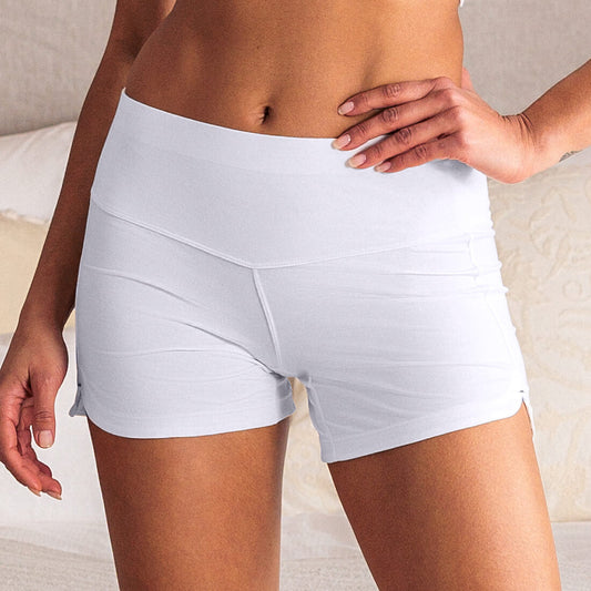 Temperature regulating pajamas shorts || White