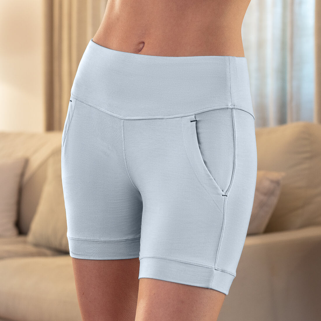 Balance shorts women || Ice blue