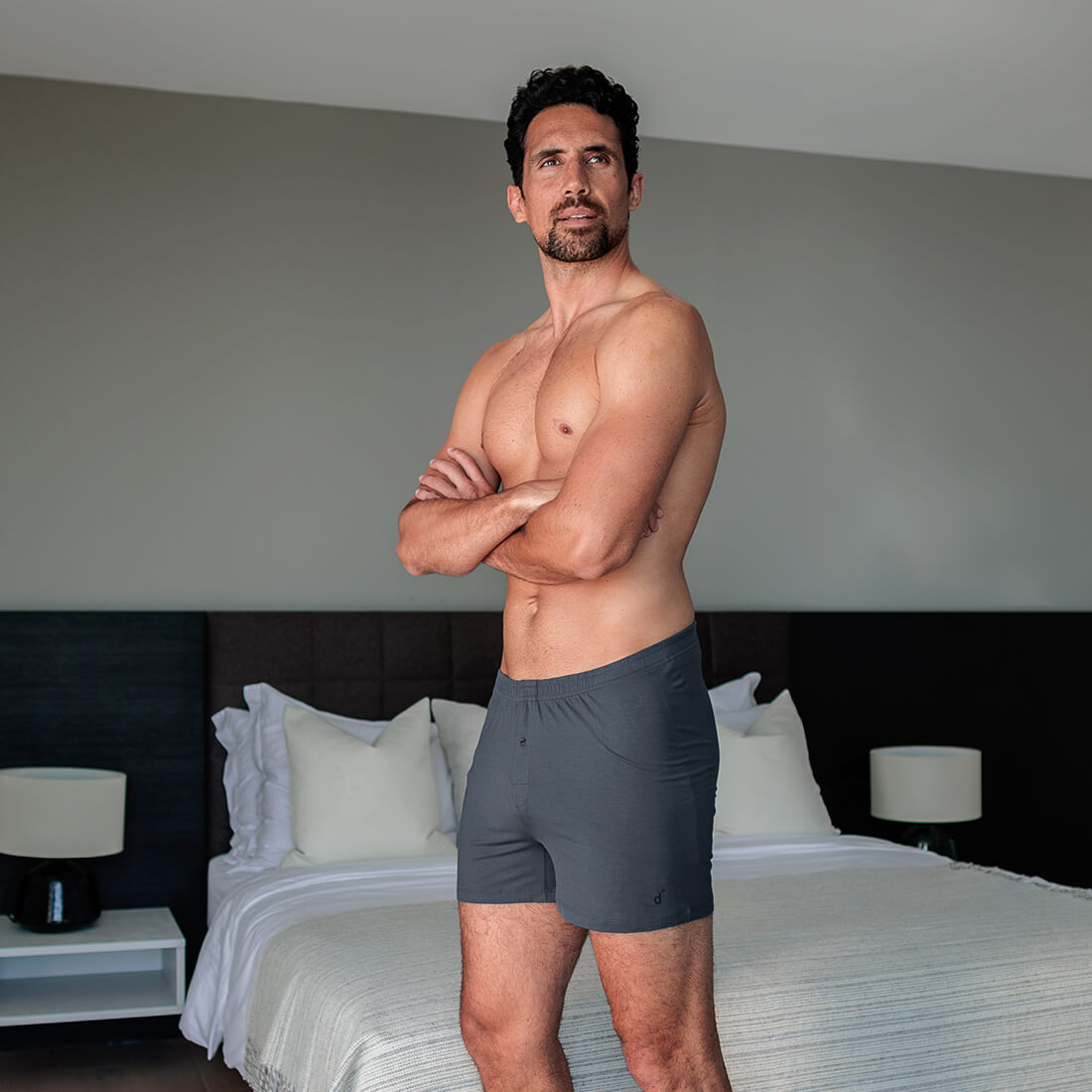 Balance boxer men || Deep grey