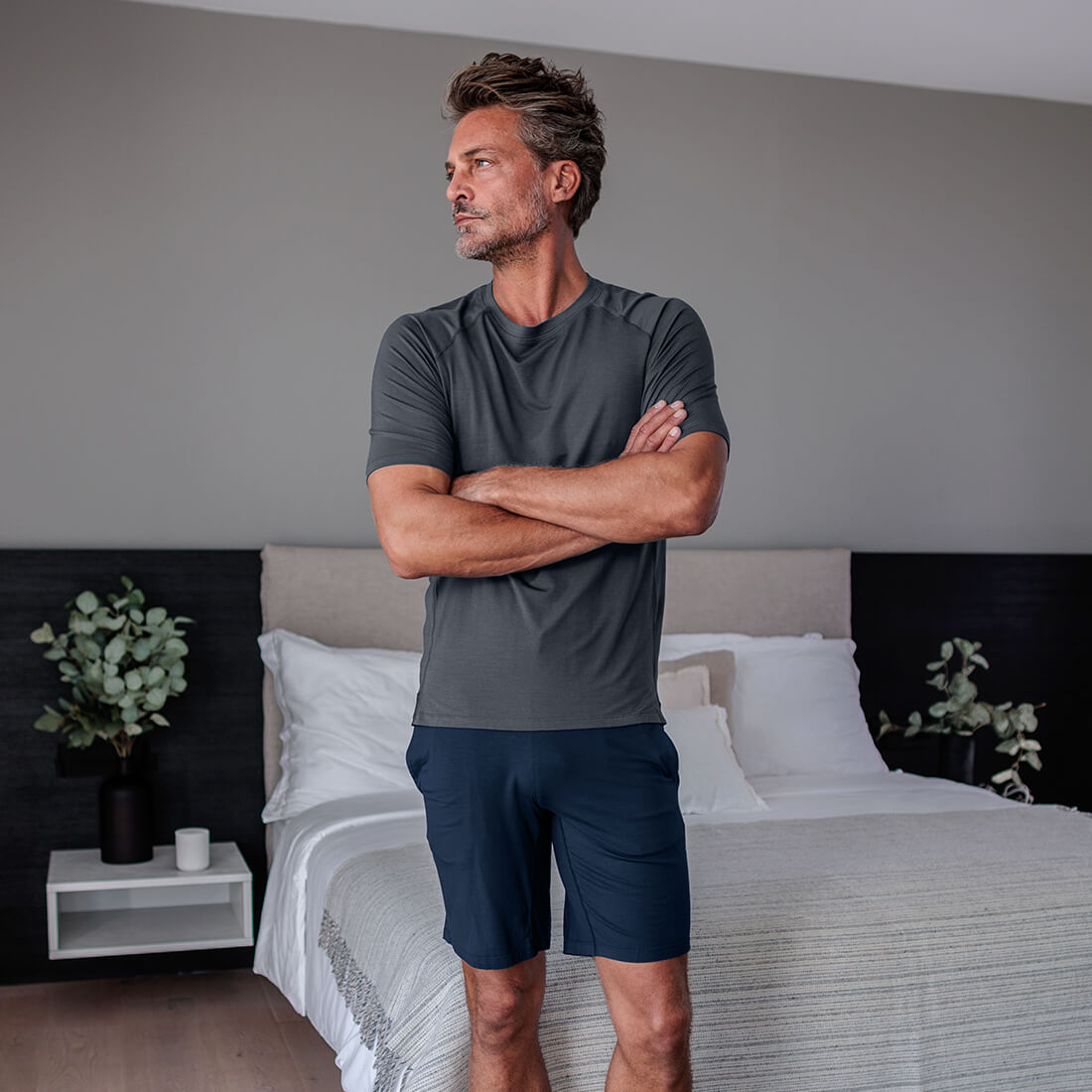 Balance t-shirt men || Deep grey