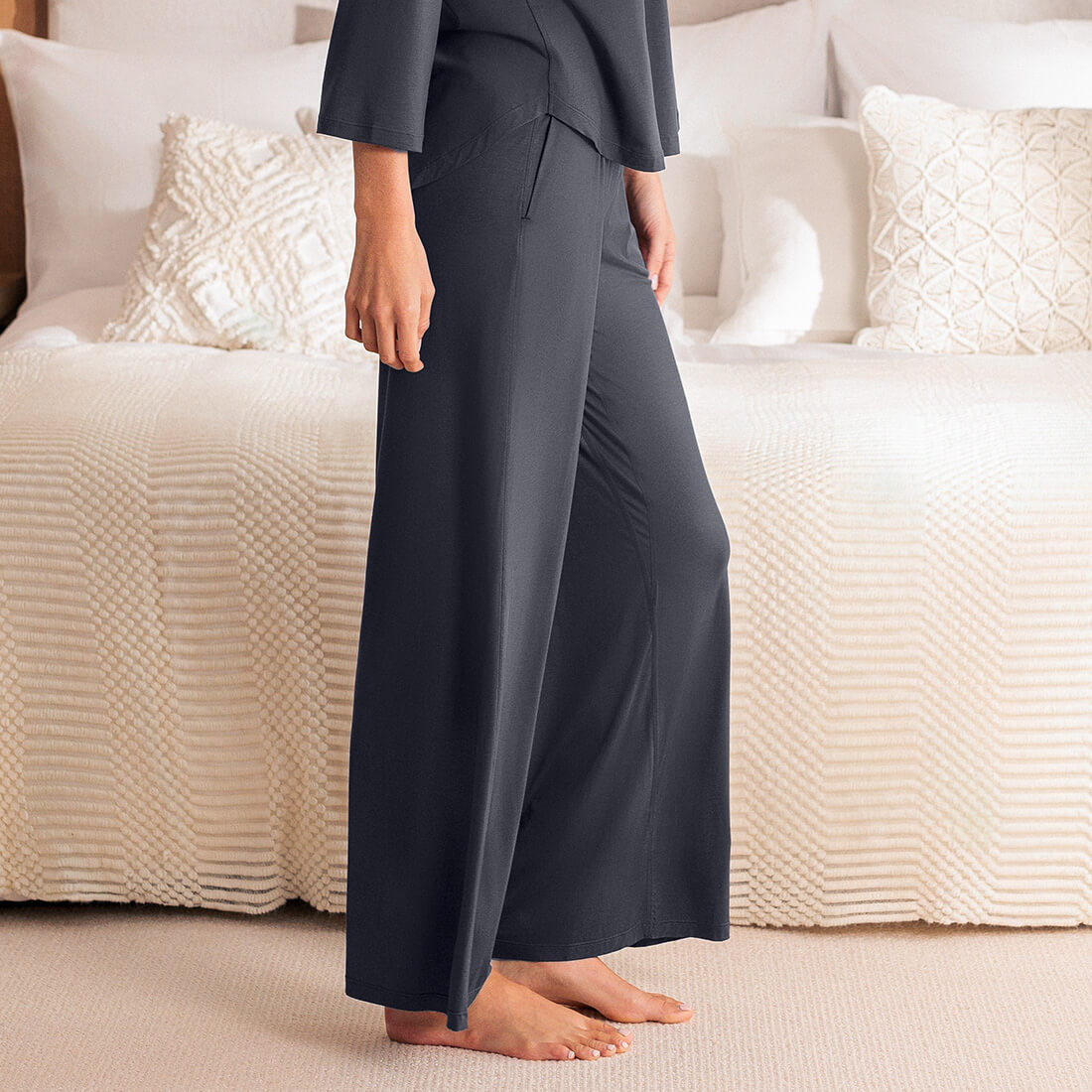 Women's cooling pajamas pants || Cool grey
