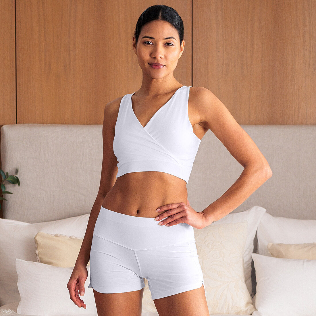 Balance sleep bra women || White