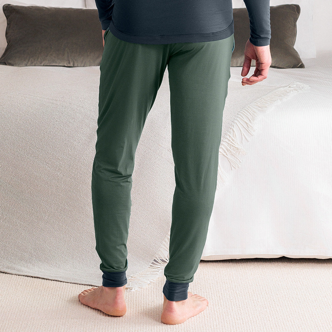 Pajama pants full || Balsam green