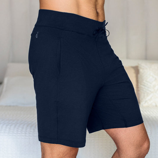 Sleep shorts men || Navy blue