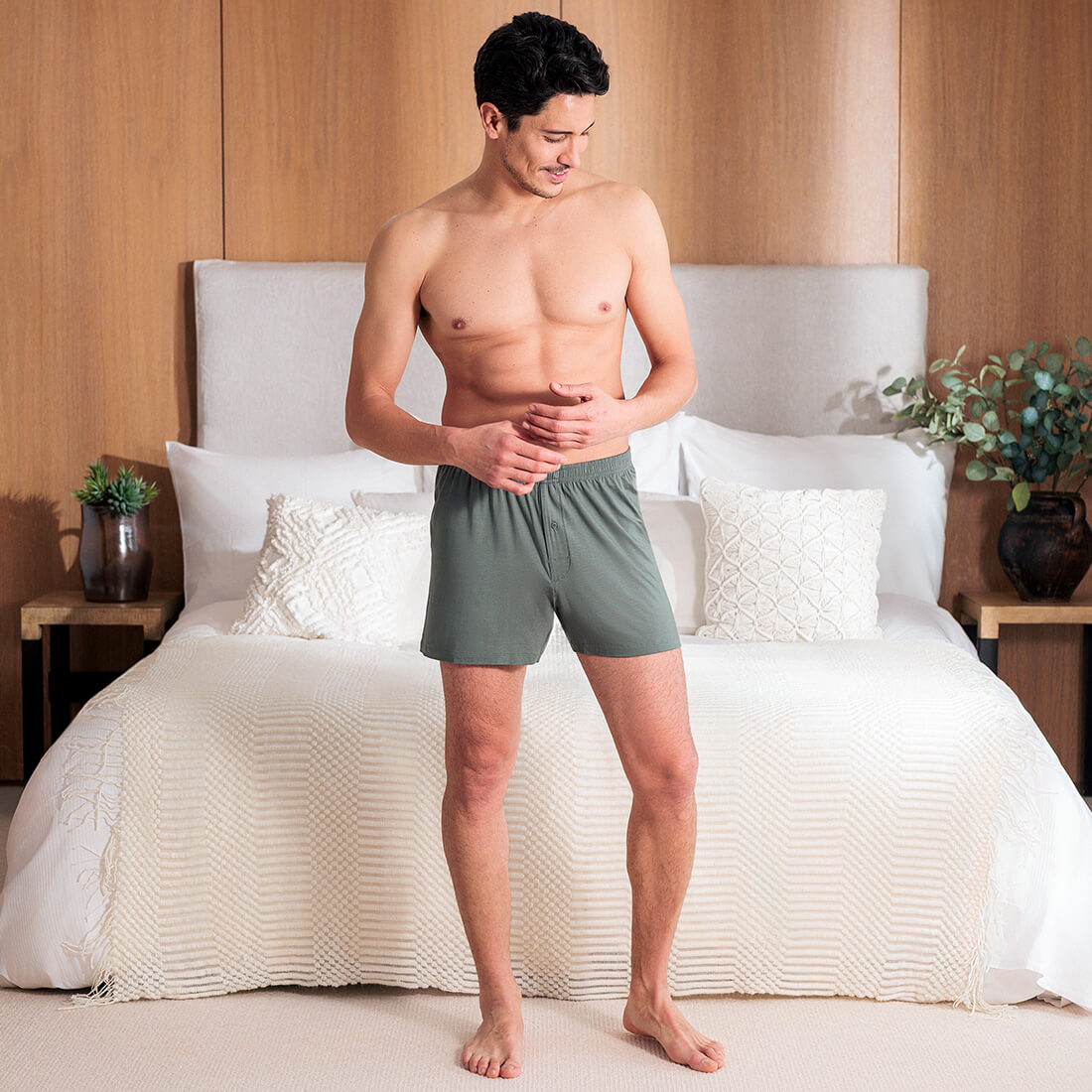 Cooling sleepwear men || Sage