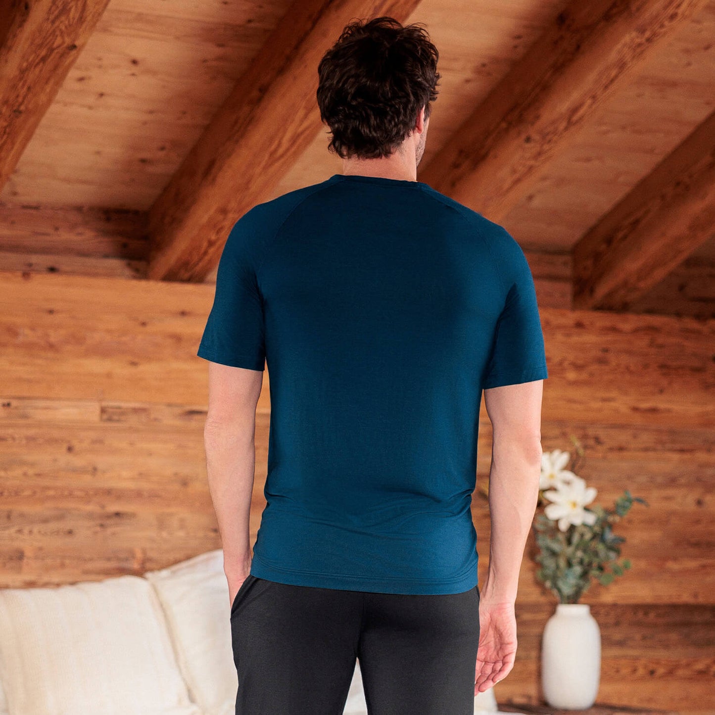 Sleep t-shirt men || Deep Teal
