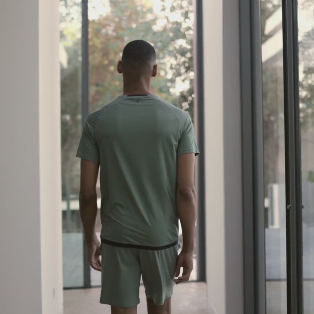 Cooling pajamas mens || Sage
