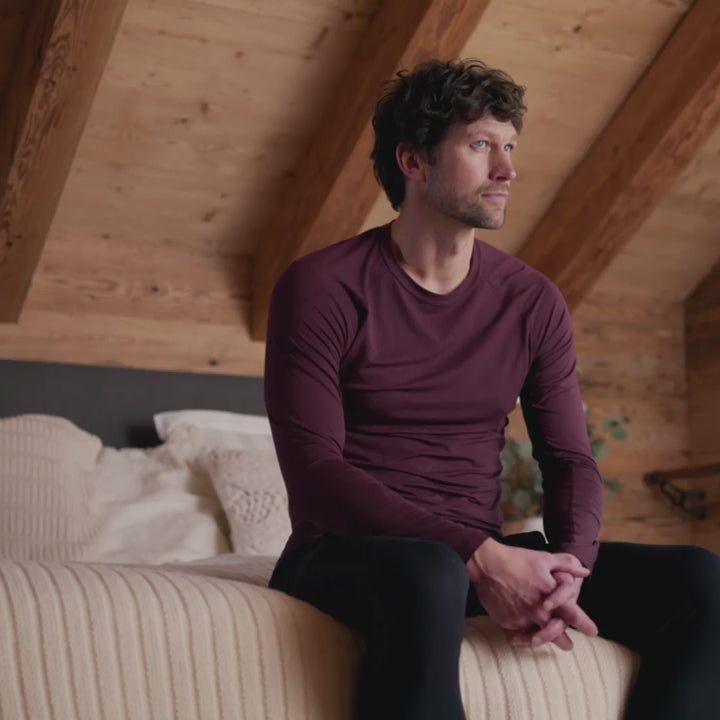 Sleep long sleeve men || Mulberry