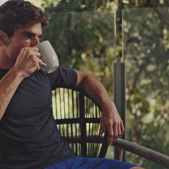 Muscle recovery sleep t-shirt || Navy