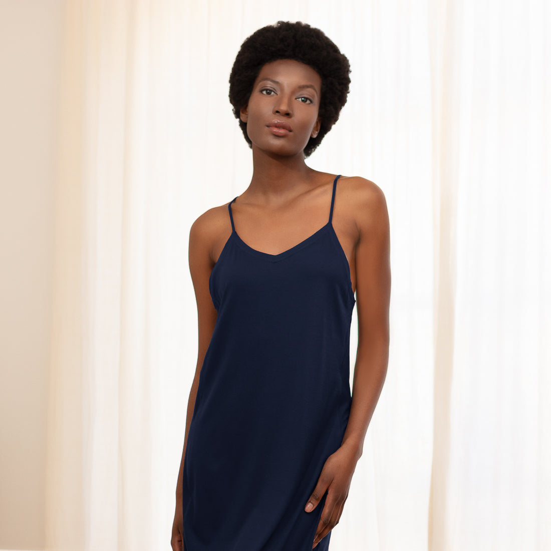 Best cooling nightgown || Navy blue